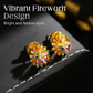 🎆💎 PROMO LIMITÉE 50% ! Ensemble Bijoux Feu d'Artifice – Boucles d'Oreilles & Collier, Zirconium Cubique, Plaqué 18K, Cuivre Durable, Parfait pour Soirées & Cadeaux ✨