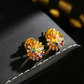 🎆💎 PROMO LIMITÉE 50% ! Ensemble Bijoux Feu d'Artifice – Boucles d'Oreilles & Collier, Zirconium Cubique, Plaqué 18K, Cuivre Durable, Parfait pour Soirées & Cadeaux ✨