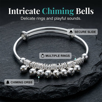 ☀️ OFFRE D'ÉTÉ : 50 % de réduction sur le bracelet délicat orné de clochettes en argent ! 🔔💖 (Offre à durée limitée !) ⌛