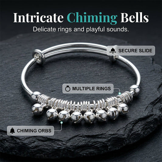 ☀️ OFFRE D'ÉTÉ : 50 % de réduction sur le bracelet délicat orné de clochettes en argent ! 🔔💖 (Offre à durée limitée !) ⌛