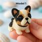 Kit de montage d'un chien en 3D avec des perles colorées
