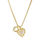 💎 PROMOTION LIMITÉE -50% ! 💥 Collier Chaîne Micro Pavé Lettres en Forme de Cœur – Pendentif Initial, Acier Titane, Ajustable ✨