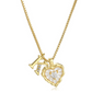 💎 PROMOTION LIMITÉE -50% ! 💥 Collier Chaîne Micro Pavé Lettres en Forme de Cœur – Pendentif Initial, Acier Titane, Ajustable ✨