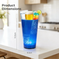 Luminous Red Bull Cup with Straw – For Parties, Bars & Events 🥤✨