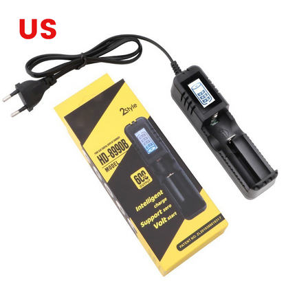 🔋 Universal LCD Lithium Battery Charger ♻️