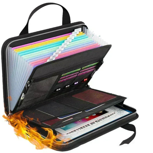 ⏳Limited-time 50% off💥💞 Fireproof Accordion File Folder – Ultimate Document Security 🌸