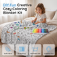 🔥 50% OFF! 🎨 Creative Cozy Colouring Blanket Kit – Colour, Wash & Create Again 🧸