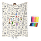 🔥 50% OFF! 🎨 Creative Cozy Colouring Blanket Kit – Colour, Wash & Create Again 🧸