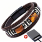 ⏳Limited-time 50% off💥 Braided PU Leather Bracelet – Authentic Tiger Eye Stones, Ergonomic Multi-Strand Design & Polished Alloy Accents – Timeless Unisex Accessory for Men & Women ⌚