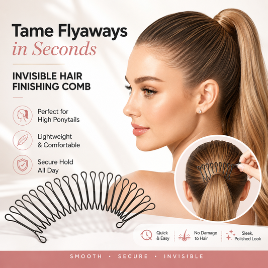 ⏳Limited-time 50% off💥Flexible Invisible Hair Comb—invisible, flexible, and non-slip—instantly creates a perfectly secure hold! 🌟
