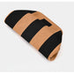 Knit Striped Dumpling Clutch Bag