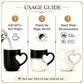 Color Changing Heart Handle Ceramic Mug for Valentine's Day