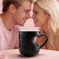 Color Changing Heart Handle Ceramic Mug for Valentine's Day
