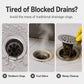 🚿 Silicone Floor Drain Cover Hair Catcher for Bathroom & Kitchen 🛡️