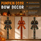 🎃✨ Limited Time Halloween Deal – LED Lighted Halloween Cabinet Bow Decoration | Glowing Pumpkin & Ghost Ribbon for Doors, Cabinets & Home Decor 👻