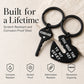 🔥1 kopen, 1 gratis – in totaal 2 stuks🎁❤️ Interlocking Heart and Key Keychain Set for Couples