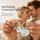 🔥1 kopen, 1 gratis – in totaal 2 stuks🎁❤️ Interlocking Heart and Key Keychain Set for Couples