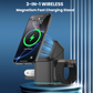 ⚡ 3-in-1 Wireless Magnetism Fast Charging Stand 🔋
