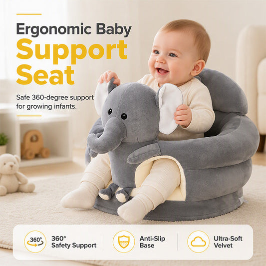 ⏳Limited-time 50% off💥Cartoon Baby Support Sofa – Safe Sitting Training Seat, Cozy Design, Helps Little Ones Sit Steady ✨