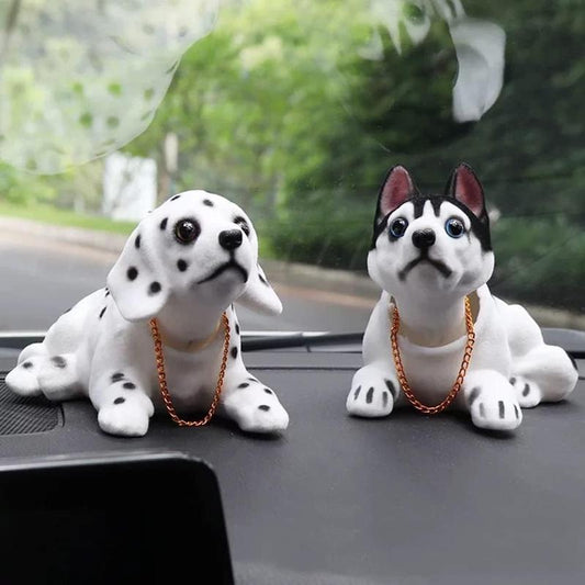 🎉 2026 Sale — Over 12,000 Sold! 🐶 Cute Dog Bobblehead – Nods Along Every Turn – 10 Breeds, Soft Plush, Gold Chain – Brings Smiles to Every Drive 🚗