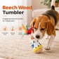 Interactive Wood Tumbler Pet Toy