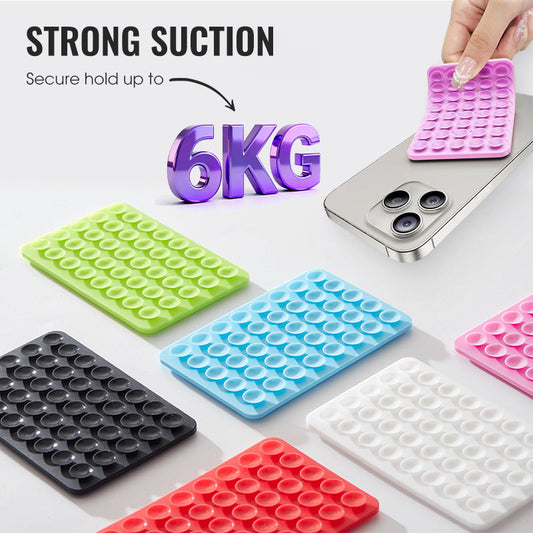 📱 Multi-Functional Double-Sided Silicone Suction Cup for Mobile Phones 💪