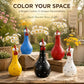 🐔 Long Neck Colorful Dot Chicken Vase 🏡