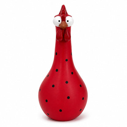 🐔 Long Neck Colorful Dot Chicken Vase 🏡