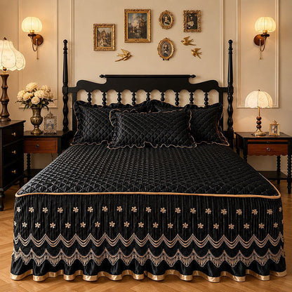 ⏳Limited-time 50% off💥Quilted Bed Skirt – Breathable, full-coverage & easy-fit 🛏️