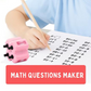 ⭐DON'T MISS 50% OFF!✏️📚 Practice math without flipping pages — this 4-in-1 roller stamp prints addition, subtraction, multiplication, and division problems in seconds. Turn the knob for  new questions. 🧮