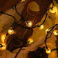 ☀️ Waterproof Bubble Solar String Lights for Patio