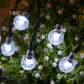 ☀️ Waterproof Bubble Solar String Lights for Patio