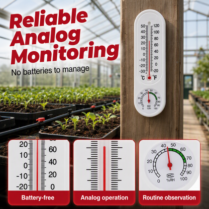 Precision Greenhouse Thermo Hygrometer