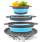 🥗 3-Piece Collapsible Colander Set with Draining Base 💧