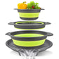 🥗 3-Piece Collapsible Colander Set with Draining Base 💧