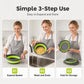 🥗 3-Piece Collapsible Colander Set with Draining Base 💧
