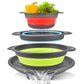 🥗 3-Piece Collapsible Colander Set with Draining Base 💧