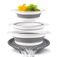 🥗 3-Piece Collapsible Colander Set with Draining Base 💧