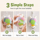 Cute Cartoon Animal Kids Bath Sponge with Hanging Rope