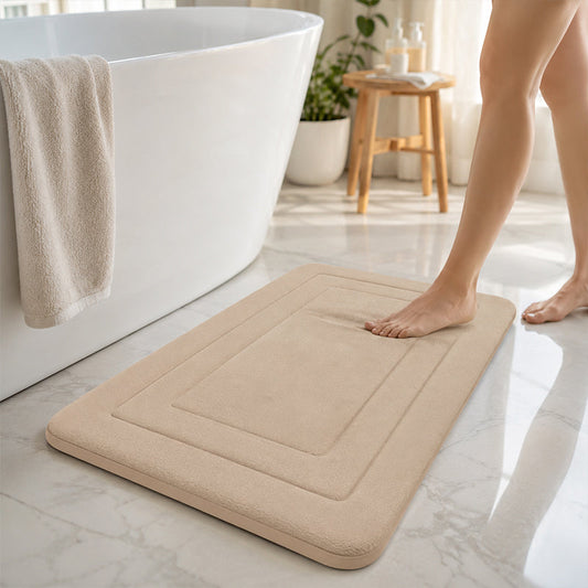 🛁 Ultra Absorbent Quick-Dry Bath Mat ☁️