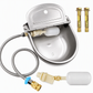 🐄 Automatic 304 Stainless Steel Drinking Bowl with Float and Drain Hole for Cattle Horses Sheep and Dogs 🤖