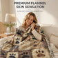 ⏳Time-Limited Special⏰18,924 Sold – Cute Paw Print Soft Flannel Blanket – Snuggly, Warm, Lovely Home Decor 🛌