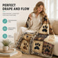 ⏳Time-Limited Special⏰18,924 Sold – Cute Paw Print Soft Flannel Blanket – Snuggly, Warm, Lovely Home Decor 🛌