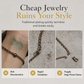 🥰Stainless Steel Chain Charm Bracelet✨Cross Pentagram and Witch Knot Pendants
