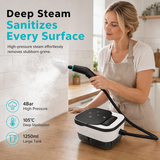 ⏳Limited-time 50% off💥Handheld Steam Cleaner – High Pressure Deep Cleaning Tool