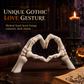 💀 Save 50%! 🎃 Skeleton Figurine – Heart hand gesture & desk‑ready ✨