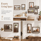 Wood Wall-Mounted Floating Shelves