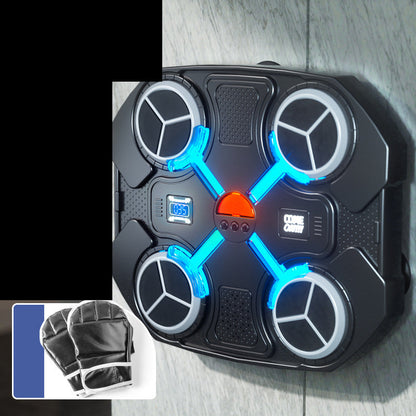 Smart Music Boxing Target with Rhythmic Lights & Scoring