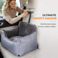 🚙 Half-Enclosed Car Pet Booster Seat 🛡️