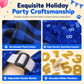 5-Piece Pet Birthday Party Dress Up Set with Plaid Triangle Bandana Bibs and Birthday Hat for Dogs and Cats